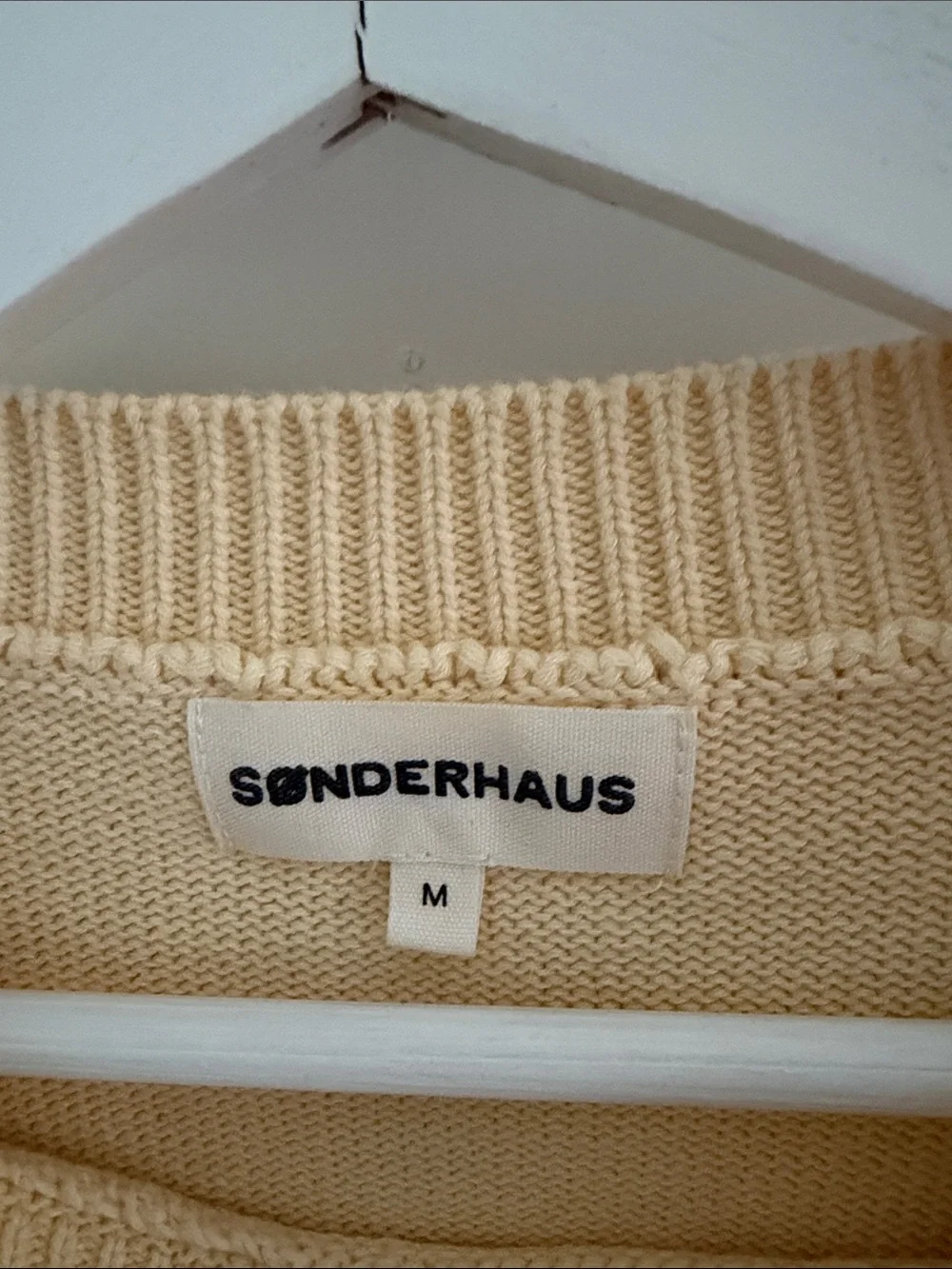 Sonderhaus • Cotton Gwendolyn Sweater in Butter (Size M)